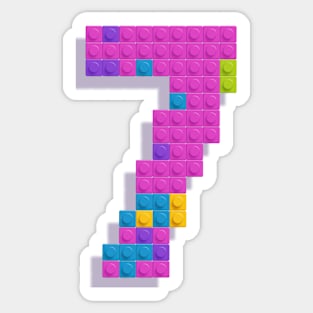 7 Brick Sticker